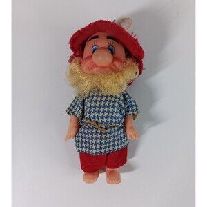 Vtg Bearded Elf Dwarf Gnome Ornament Christmas Holiday Decor Holiday